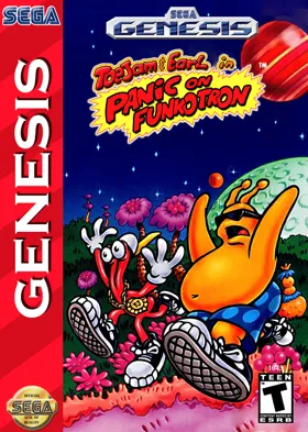 ToeJam & Earl in Panic on Funkotron (Europe) box cover front